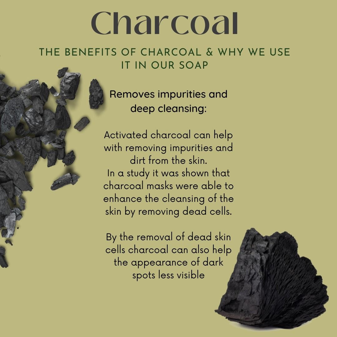 AcneAway Charcoal+Tea Tree Oil Facial Soap Bar (For Hydration + Acne Treatment)