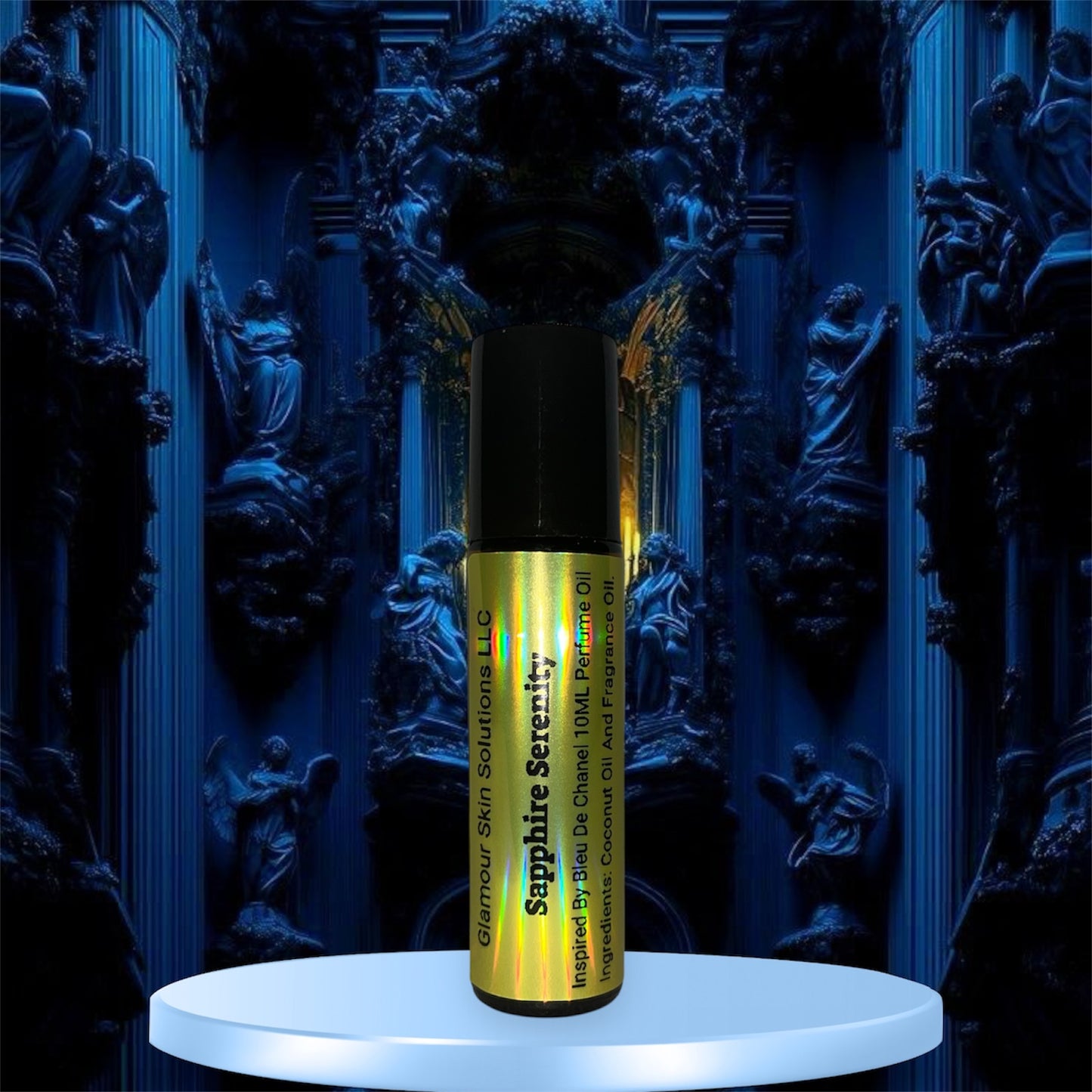 Sapphire Serenity Roll On Perfume Oil (Inspired By Blue De Chanel)