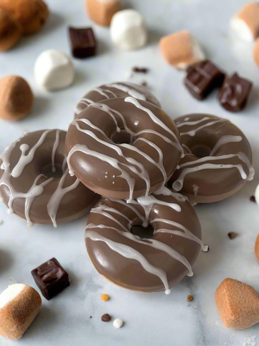 Gooey S’more Glaze Drizzle Doughnut Soap Bar 🍩