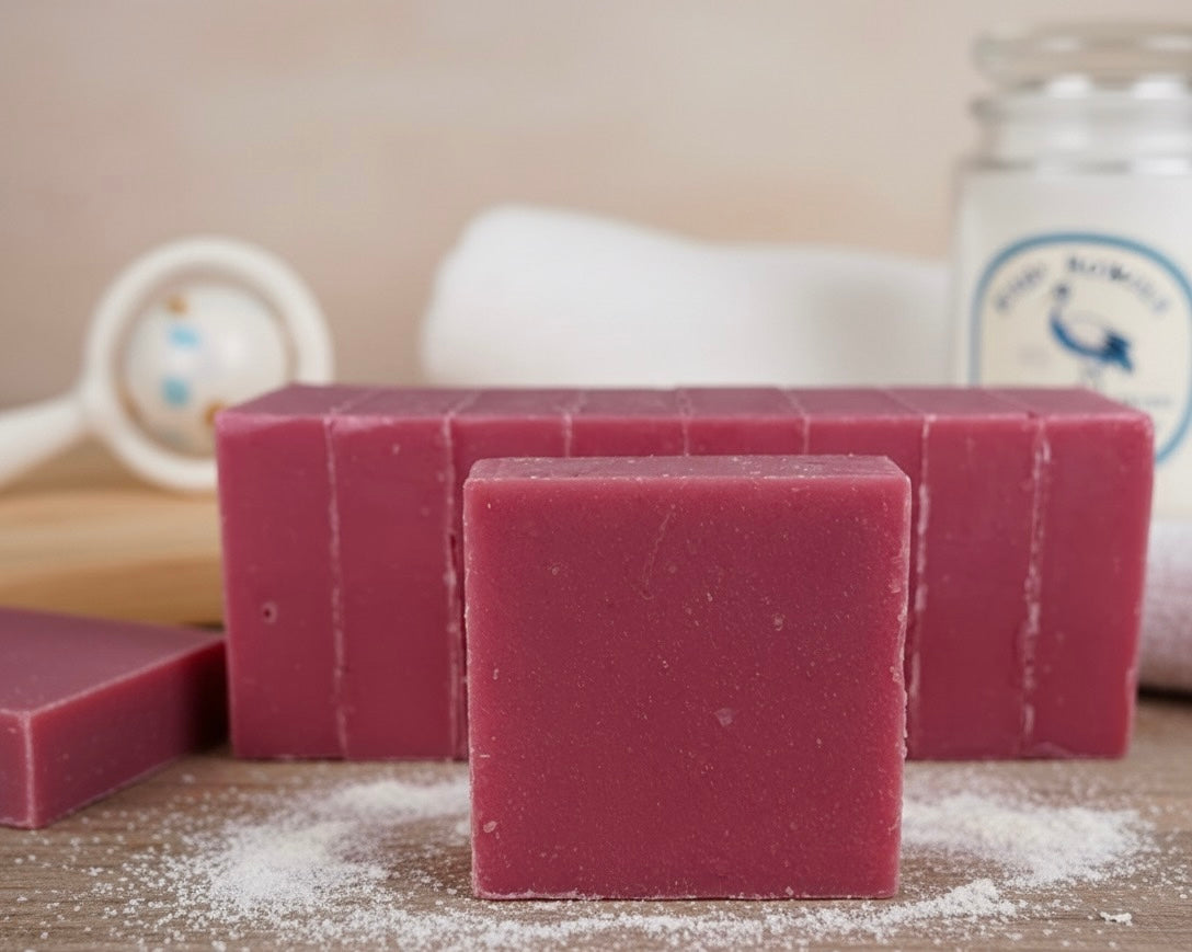 Artisan Baby Powder Shea Butter Soap Bar