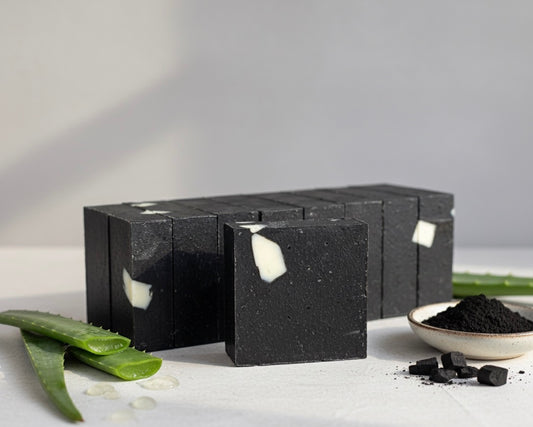 Artisan Charcoal & Aloe Shea Butter Soap Bar